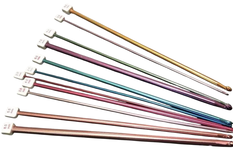 Набір гачків №К2 туніські метал (11шт), фото 1