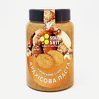 Арахісова паста без цукру "SoloSvit" З морською сіллю, 400 г