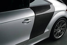 Накладки на чверть панелі дверей для Audi ТТ 1999-2014 рр. Натуральний карбон Ahacarbon