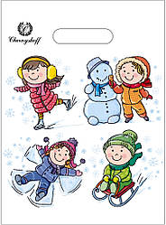 Пакет із прорізною ручкою 220*300 мм Діти 50 шт.