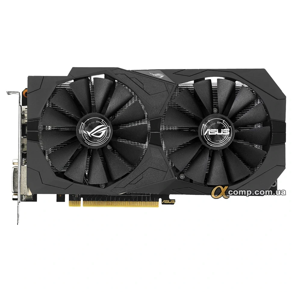 Відеокарта Asus GTX1050 (2Gb • GDDR5 • 128 bi • DVI • HDMI • DP) STRIX-GTX1050-O2G-GAMING БУ