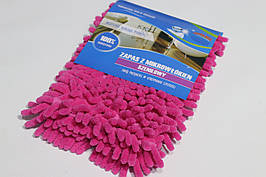 Запаска на швабру з мікрофібри локшина Tadar 8928/pink