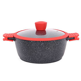 Каструля антипригарна 2.2 л Ø 20 см Bohmann BH 7353-20 MRB — MegaLavka