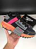 Чоловічі термо кросівки Reebok Zig Kinetica Edge Black Orange Чорні Рібок Зіг Кінетика Едж водонепроникний текстиль еврозима, фото 5