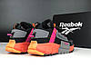 Чоловічі термо кросівки Reebok Zig Kinetica Edge Black Orange Чорні Рібок Зіг Кінетика Едж водонепроникний текстиль еврозима, фото 6
