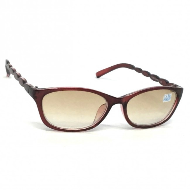 Жіночі окуляри з тонованою лінзою 531 бордо ТОН
