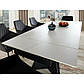 Розкладний обідній стіл Laconi 160-220х90 см під білий мармур з матовою керамічною стільницею, фото 5