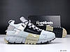 Чоловічі термо кросівки Reebok Zig Kinetica Edge Grey Black Сірі Рібок Зіг Кінетика Едж водонепроникний текстиль еврозима, фото 3