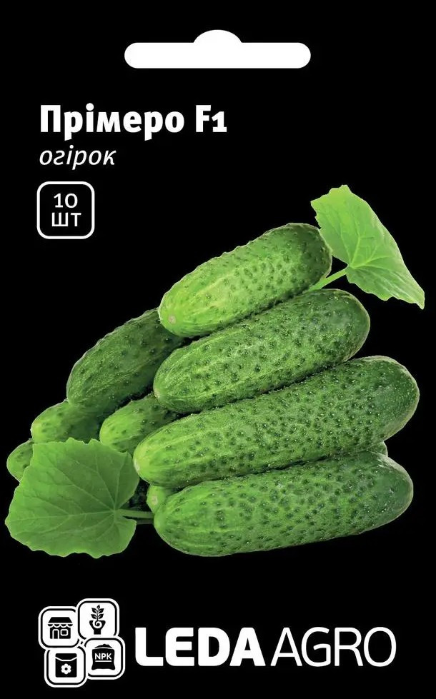 Огірок Прімеро F1 10 шт (Leda Agro), фото 1