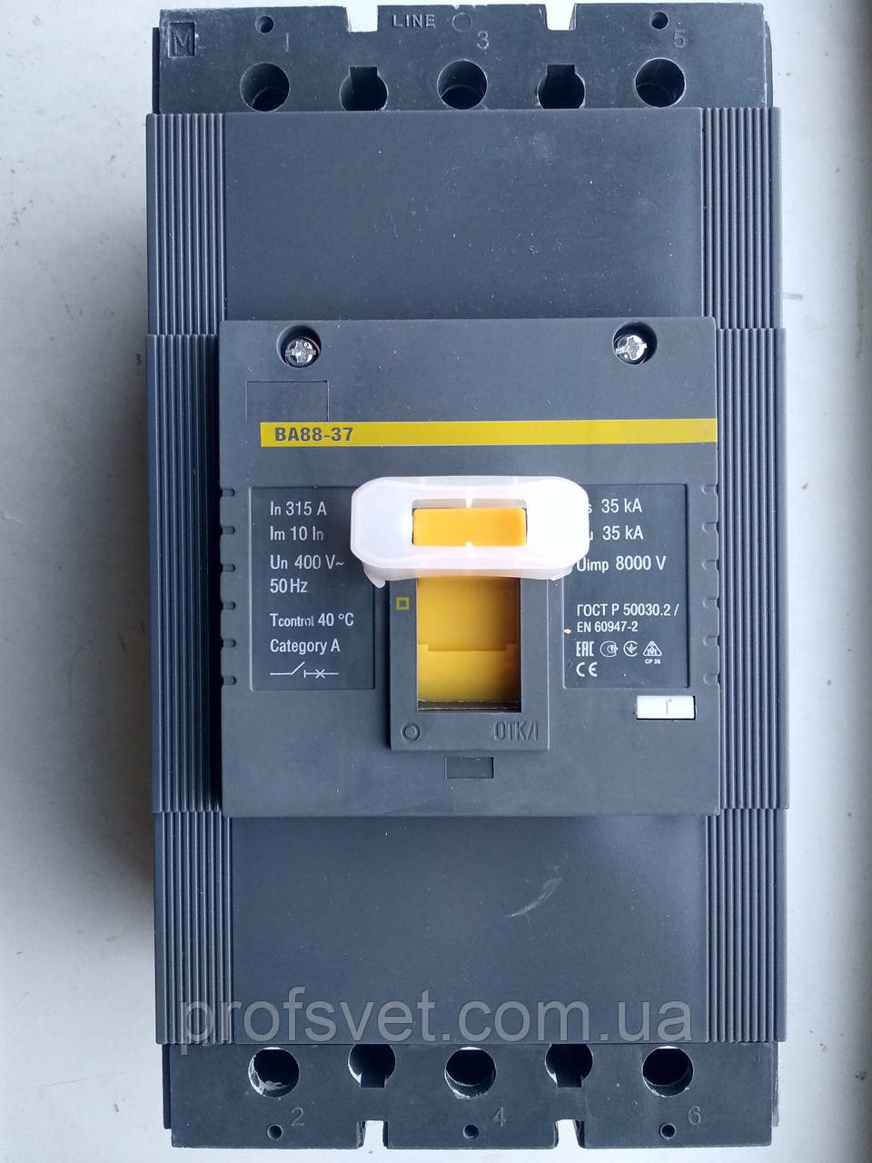 Автоматичний вимикач ВА88-37 315А