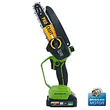 Акумуляторна ланцюгова міні пила безщіткова Procraft PKA45 в кейсі (2 АКБ), фото 2