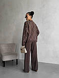 Жіночий в'язаний костюм, фото 5