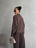 Жіночий в'язаний костюм, фото 6