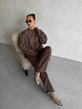 Жіночий в'язаний костюм, фото 7
