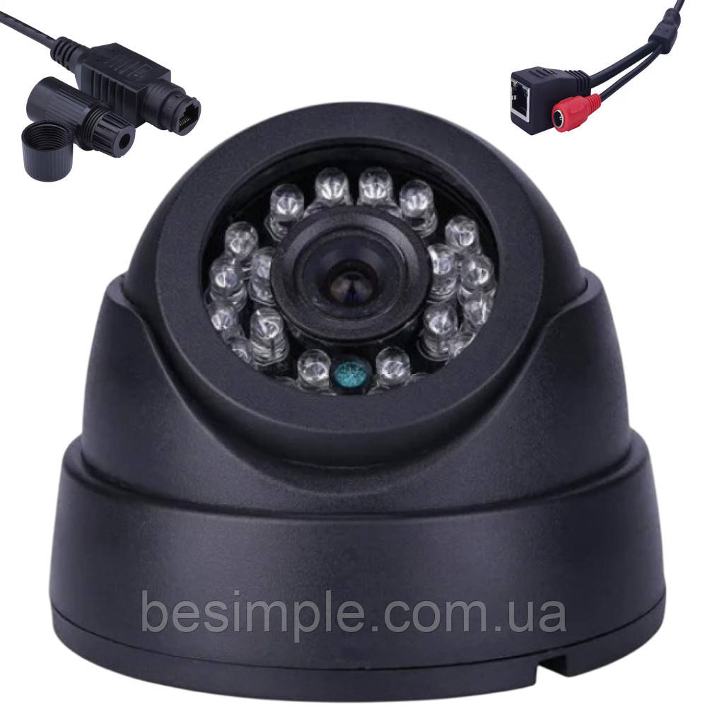 Відеокамера для приміщень, 1,3 МР, LAN / Камера відеоспостереження для дому / Дротова відеокамера, фото 1