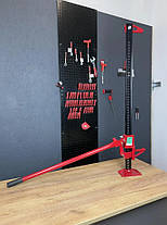 Домкрат рейковий будівельний Helper HP48 110-990 мм 3 т, фото 4