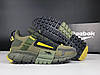 Чоловічі термо кросівки Reebok Zig Kinetica Edge Khaki Хакі Рібок Зіг Кінетика Едж водонепроникний текстиль еврозима, фото 4