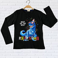 Турецький демісезонний дитячий джемпер з динозавром для хлопчика Розміри: 5,7,9,11,13 років (38270-2)