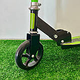 Самокат міський двоколісний для дітей від 8 років з ножним гальмом ITRIKE SR 2-005-GRB Зелений, фото 9