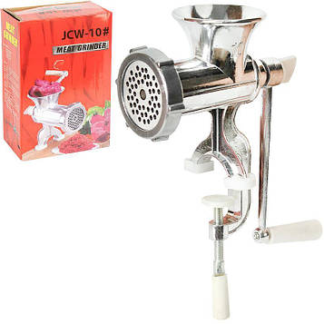 М'ясорубка механічна ручна алюмінієва Розмір 25×16×9 см