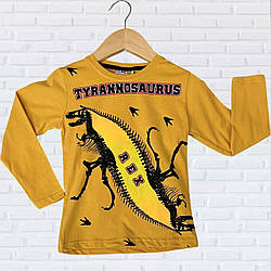 Демісезонний дитячий джемпер "Два Тиранозаври" для хлопчика "Туреччина" Розміри: 1-2, 3-4, 5-6, 7-8 років (38272)