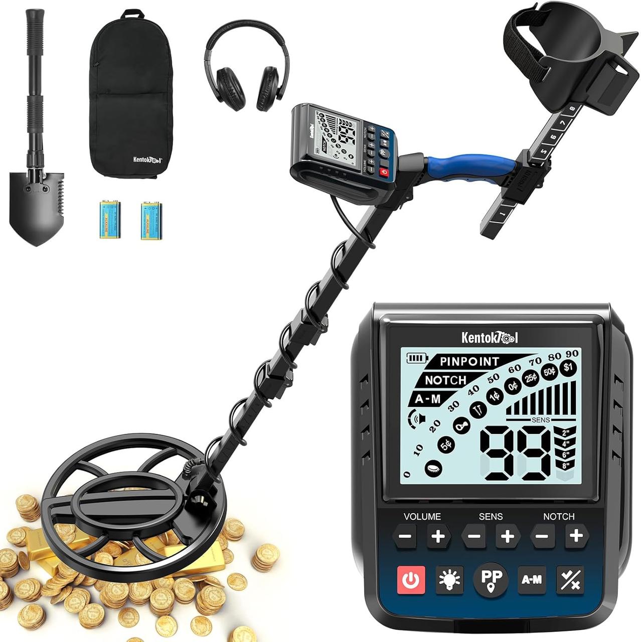 Металошукач X33, G22, професійний металошукач, водонепроникна котушка, фото 1