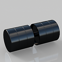 Ручка накладна E-036 Black із нержавіючої сталі WC