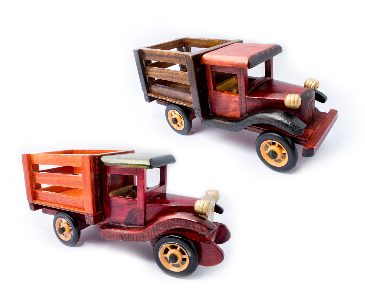 Дерев'яні сувенірні машини вантажівки, фото 1