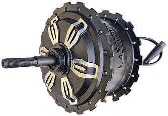 Мотор-колесо заднє MXUS FX15FAT Фетбайк редукторне, тріскачка 48V, 750W
