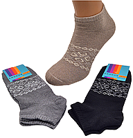 Жіночі махрові шкарпетки Krokus - 16.50 грн./пара (короткі, Fair Isle)