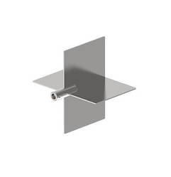 Перехресна лопатка 105x90 мм, нерж. сталь, запасна частина датчиків ELF