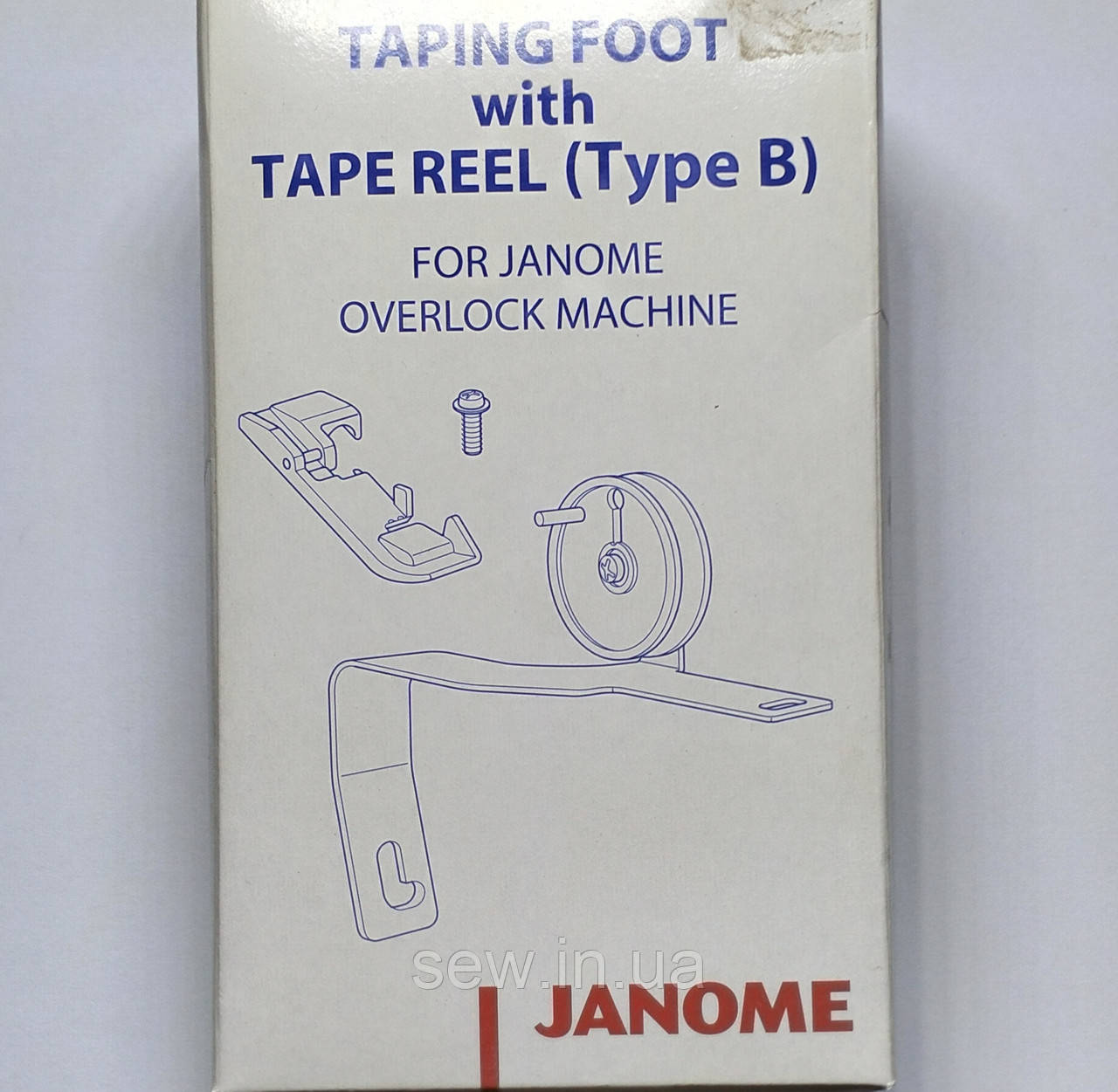 Лапка 200204208 для тасьми та стрічки до оверлок Janome, фото 1