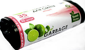 Пакети для сміття "Sweet home/Anna Zaradna" 35л 30шт міцні чорн. №4109(60)