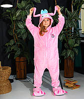 Пижама кигуруми кролик Мелоди домашний розовый комбинезон Melody для девочек