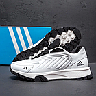 Кросівки чоловічі з натуральної шкіри Adidas Originals Ozelia White класичні повсякденні кросівки шкіряні Адідас, фото 6