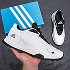 Кросівки чоловічі з натуральної шкіри Adidas Originals Ozelia White класичні повсякденні кросівки шкіряні Адідас, фото 8
