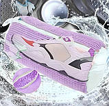 Захисний мішок на блискавці для прання кросівок у пральній машині Lavaggo колір лавандовий, фото 4