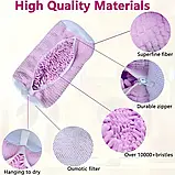 Захисний мішок на блискавці для прання кросівок у пральній машині Lavaggo колір лавандовий, фото 5