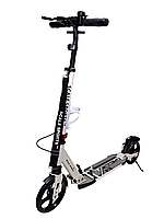 Cамокат Scale Sports SS-04 на дискових задніх гальмах. Ліхтарик, дзвіночок, підстаканник у комплекті. Білий