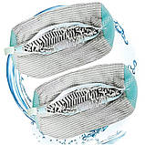 Захисний мішок на блискавці для прання кросівок у пральній машині Lavaggo колір сірий, фото 4