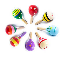 Дитячі дерев'яні маракаси