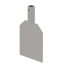 Лопатка з одним крилом 80x65 мм, запасна частина датчиків ELF