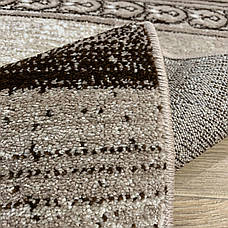 Приліжковий килим 0,80х1,50 "Бежевий вензель" Cappuccino 16009/12, фото 5