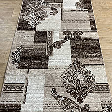 Приліжковий килим 0,80х1,50 "Бежевий вензель" Cappuccino 16009/12, фото 2