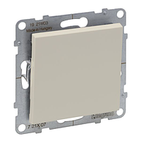 SUNO Перемикач одноклав. перехресний 10А гвинтові клеми, колір Слонова кістка