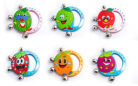 Дитячі дерев'яні іграшки брязкальця