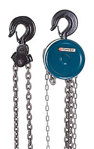 Лебідка механічна підвісна 0,5т з фіксацією ланцюга натягування (довжина ланцюга - 2,5) в кейсі
