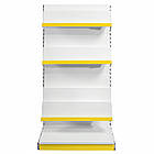 Стелаж для книг, газет, журналів 1600*750 мм, приставний стелаж торговий, стелаж для книжок в магазин, торговий книжковий стелаж, фото 2