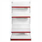 Книжковий стелаж 1600х750 мм, приставний стелаж для книг, металевий стелаж для книг, стелаж для газет, стелаж для преси, фото 3