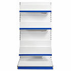 Книжковий стелаж 1600х750 мм, приставний стелаж для книг, металевий стелаж для книг, стелаж для газет, стелаж для преси, фото 5